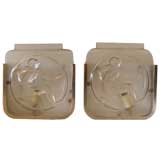 Outstanding Pair of Edward Cazaux Wall Sconces