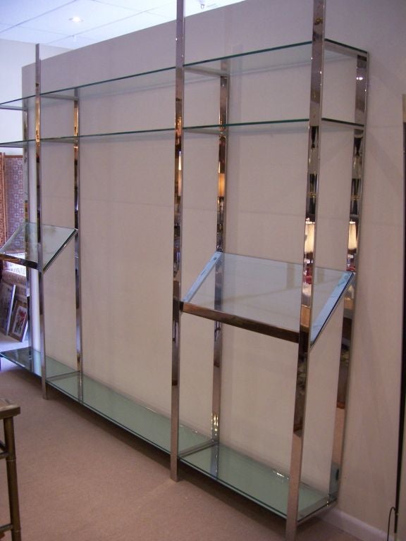 A Large Wall Unit attrib. to Milo Baughman