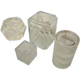A Fantastic Grouping of Lucite Bar Containers