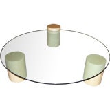 An Exceptional Oversized Aldo Tura (Signed) Cocktail Table
