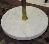 Stilnovo Italian Red Mid-Century Cone Floor Lamp In Good Condition For Sale In North Miami, FL