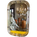 Deco Style Lucite Framed Mirror