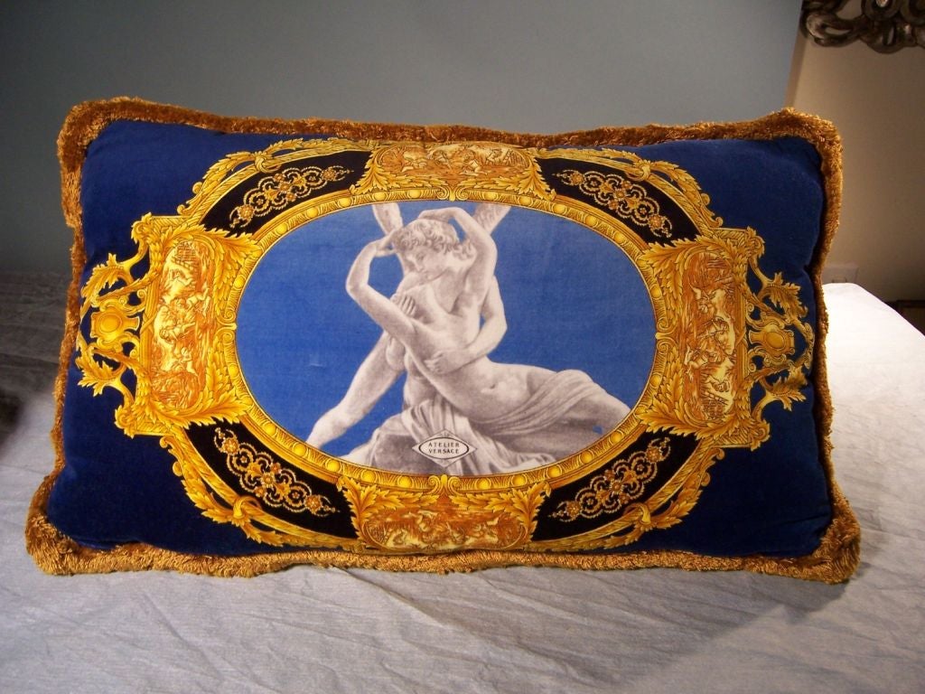 Italian Pair of Atelier Versace  Pillows