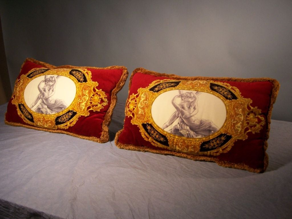 Velvet Pair of Atelier Versace  Pillows