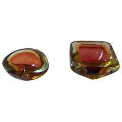 Two Massive Vintage Flavio Poli Bowls