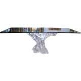 A. Rocchi  Signed Branch Base Lucite Table