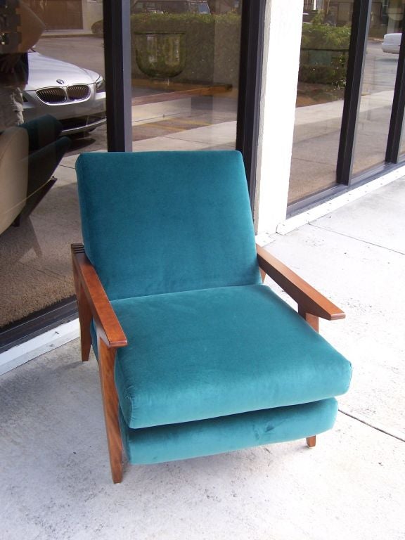 Mid-20th Century A Modern Reclining Armchair by Charles Stoll For Sale