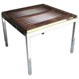 A Willy Rizzo Backgammon & Card Game Table (SIGNED)