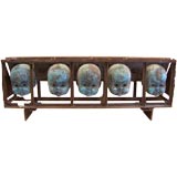 Antique A Set of Five Doll Head Factory Molds