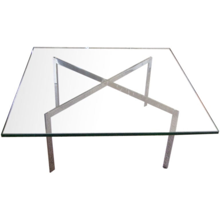 Brueton V Series Coffee Table in Steel For Sale