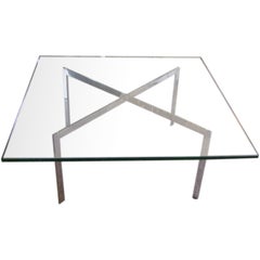 Brueton V Series Coffee Table in Steel