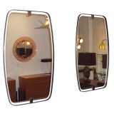A Pair of Wall Mirrors by Max Ingrand for Fontana Arte