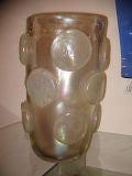 A Large Hand Blown Murano Glass Vase