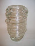A Large Hand Blown Murano Glass Vase