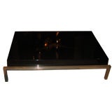 A Steel and Lacquer Modernist Cocktail Table