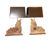 Pair of Belgium lamps