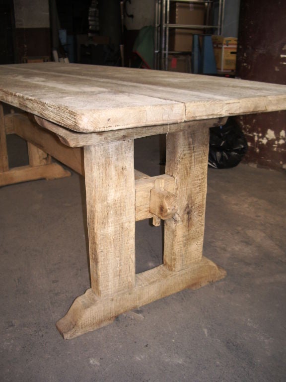 Bleached Oak Dining Table