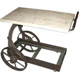 Antique Industrial rolling cart