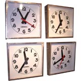 Four French Deco Clocks