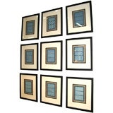 Set of 7 Framed Weavings