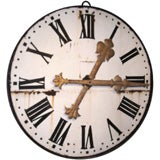 Antique Large Belgium Clockface