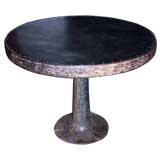Zinc Top Dining Table