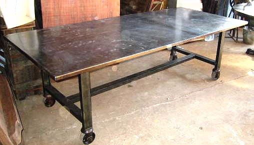 French Industrial Dining Table