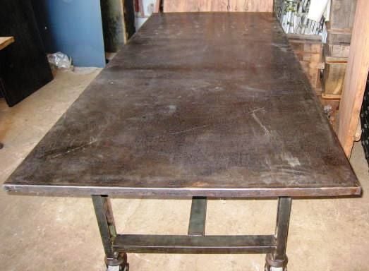 Mid-20th Century Industrial Dining Table