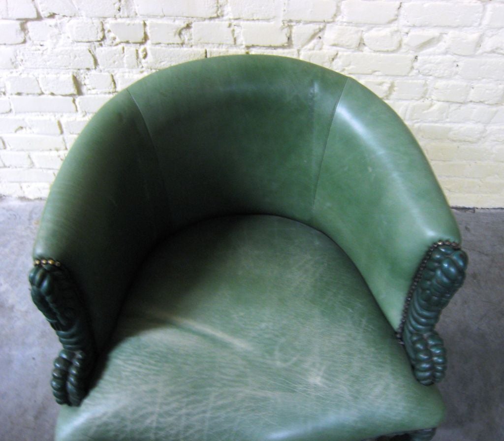 Leather Club Chair 1