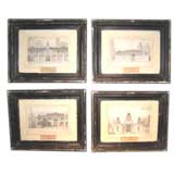 Set of Four Architectural Drawings