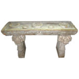 Antique Indian Console Table-Prep Station