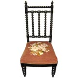 Antique Napoleon III Spool Chair