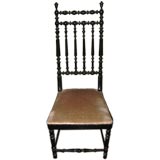 Antique Napoleon III Spool Chair