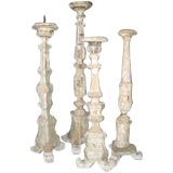 18thC and 19thC French Assorted Size Candlesticks