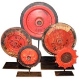 Set of Five Gear Molds