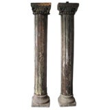 A Pair of 19thC Doric Columns