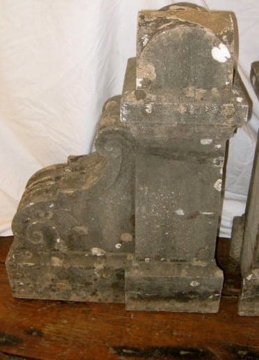 19th Century Pair of French Corbels In Good Condition In New York, NY