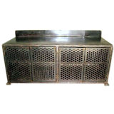 1940's French Industrial Credenza