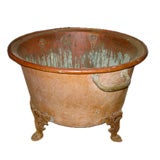 Antique French 19thC Copper Tub