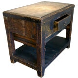 Antique Stone top printers table