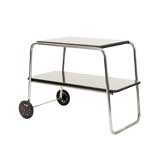 czech functionalist serving cart