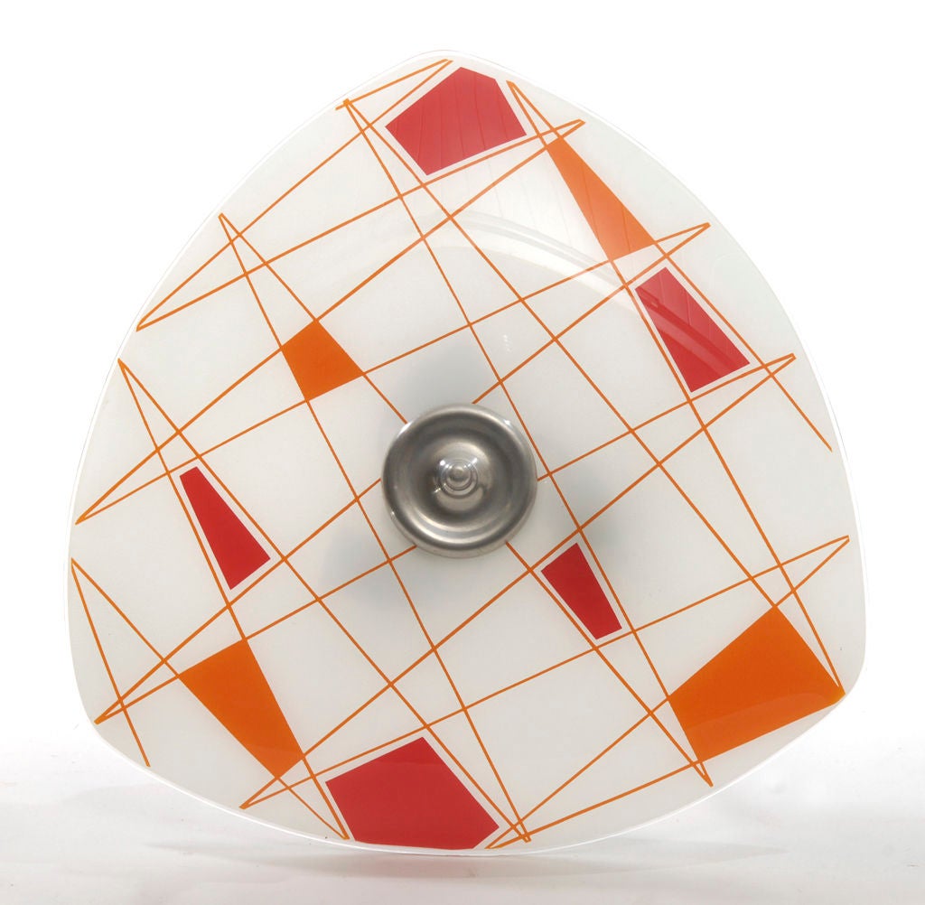 czech mid-century pendant lamp