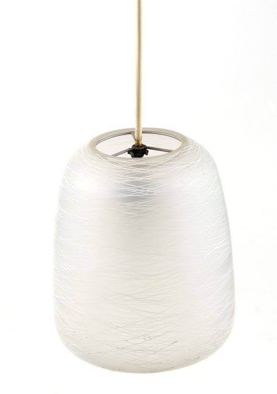 czech mid-century pendant lamp