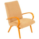 czech mid-century bentwood armchairs (pair); priced individually