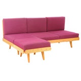 Czech mid-century sectional couch - day bed