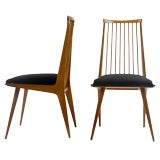 czech mid-century side chairs (only 1 available)