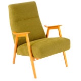 czech mid-century armchair, ONLY 1 CHAIR AVAILABLE