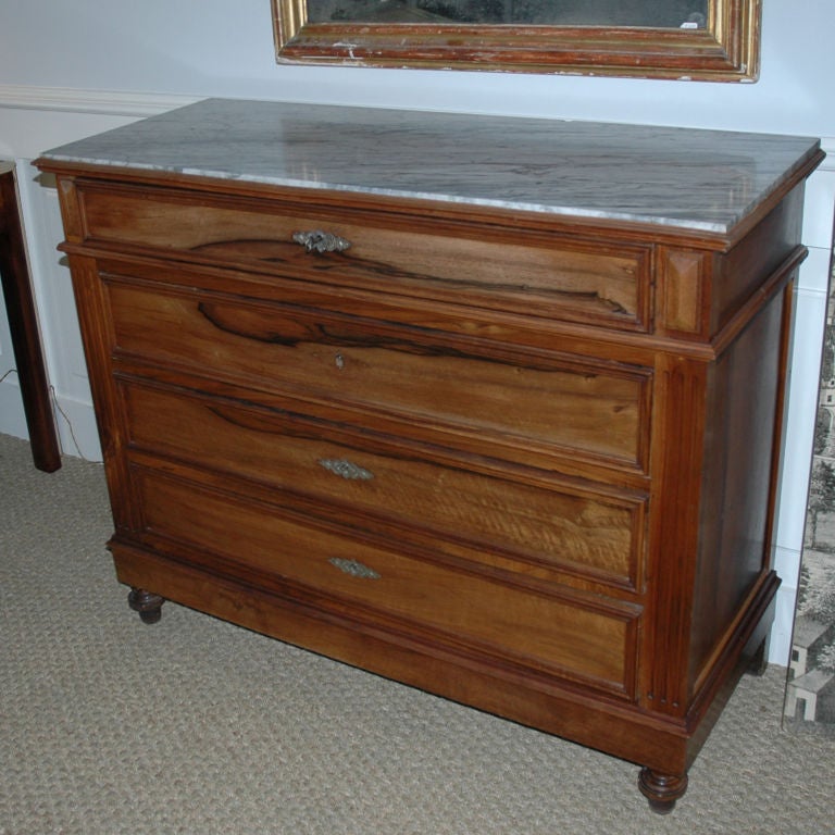 Louis Philippe Walnut Chest of Drawers