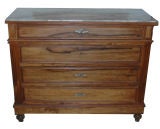 Antique Louis Philippe Walnut Chest of Drawers