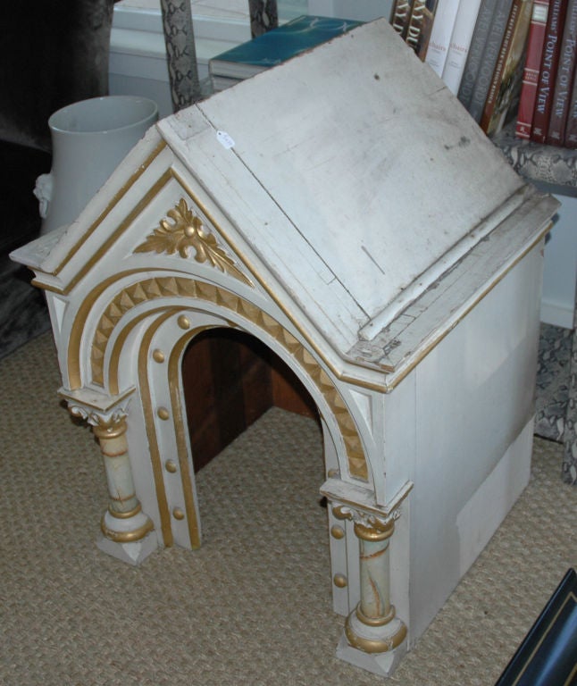 Rare Americana Hand Painted Tabernacle